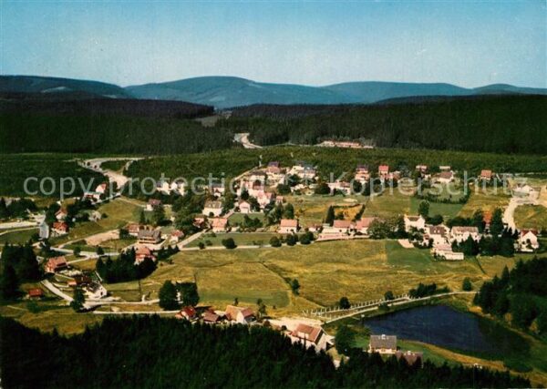 Hahnenklee-Bockswiese Harz Fliegeraufnahme
