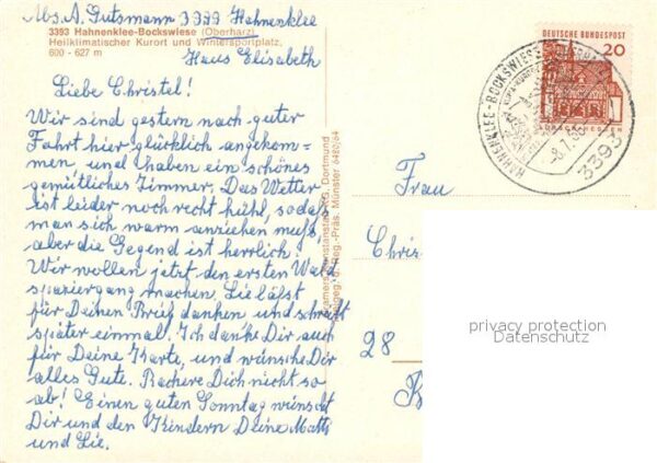 Hahnenklee-Bockswiese Harz Fliegeraufnahme – Bild 2