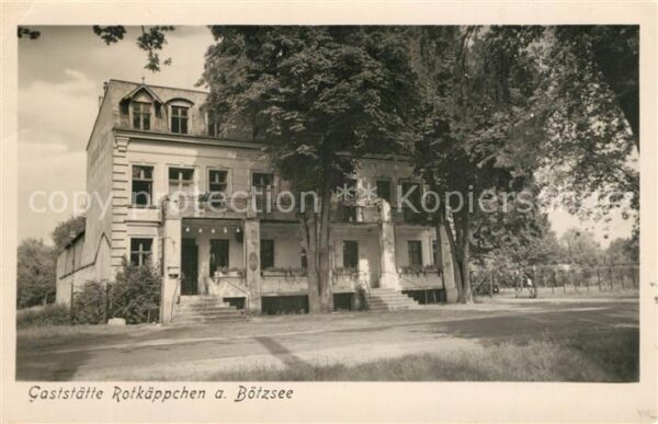 Berlin Gaststaette Rotkaepchen Boetzsee