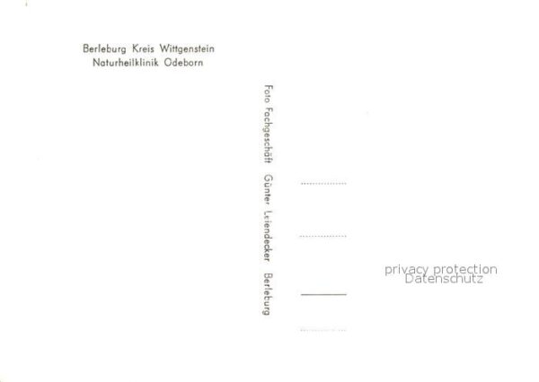 Berleburg Bad Naturheilklinik Odeborn – Bild 2