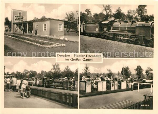 Dresden Pionier Eisenbahn im Grossen Garten