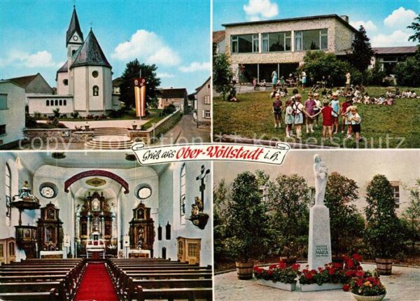 Woellstadt Ober-Woellstadt Kirche Kindergarten Pfarrei Sankt Stefan