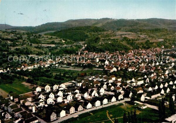 Laudenbach Bergstrasse Fliegeraufnahme