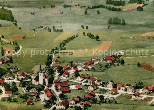 Sulzberg Allgaeu Fliegeraufnahme