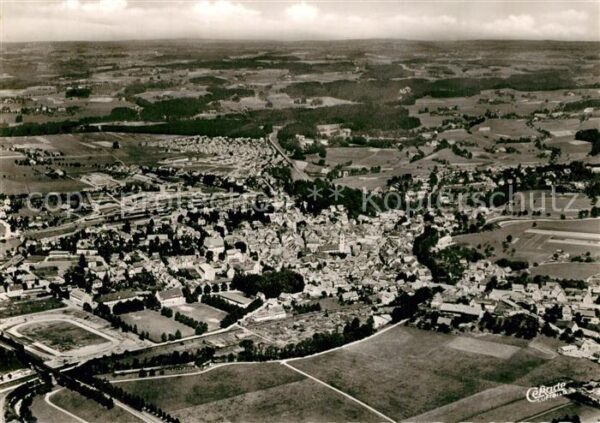 Wangen Allgaeu Fliegeraufnahme