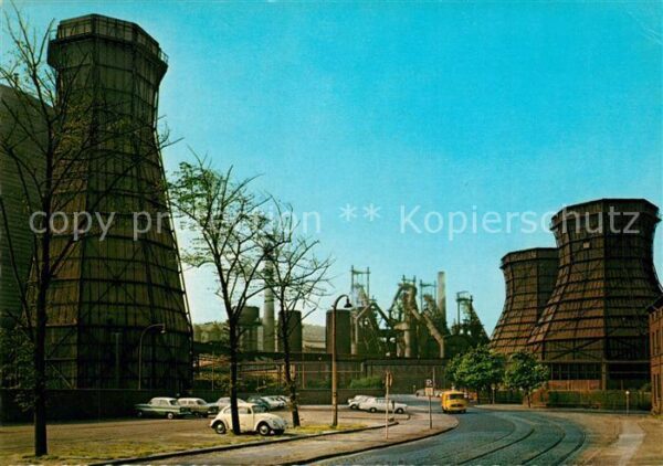 Oberhausen Huettenwerk mit Hochofen