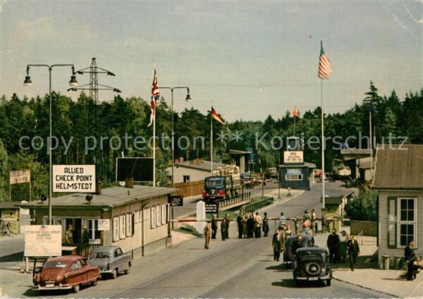 Helmstedt Zonengrenze Autobahn Kontrollpunkt