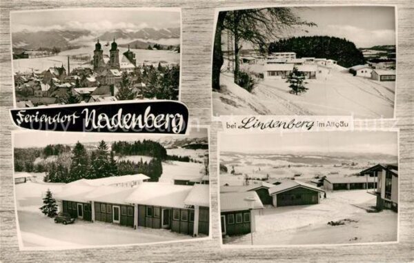 Nadenberg Allgaeu Panorama Lindenberg Winteridyll