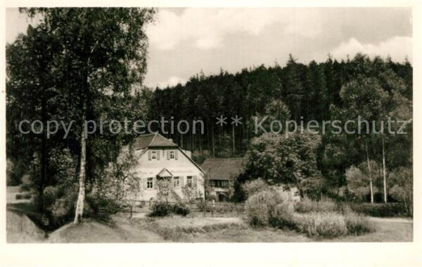 Klosterlausnitz Bad Gaststaette Meuschkensmuehle im Muehltal