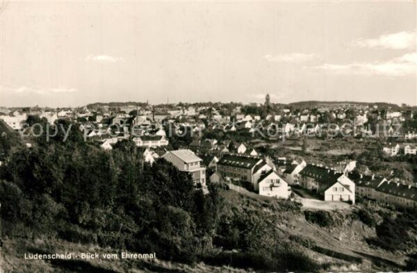 Luedenscheid Blick vom Ehrenmal