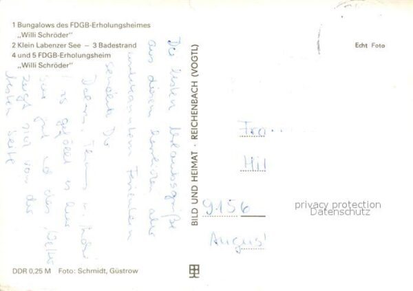 Gross Labenz Bungalows des FDGB Erholungsheims Willi Schroeder Klein Labenzer Se – Bild 2