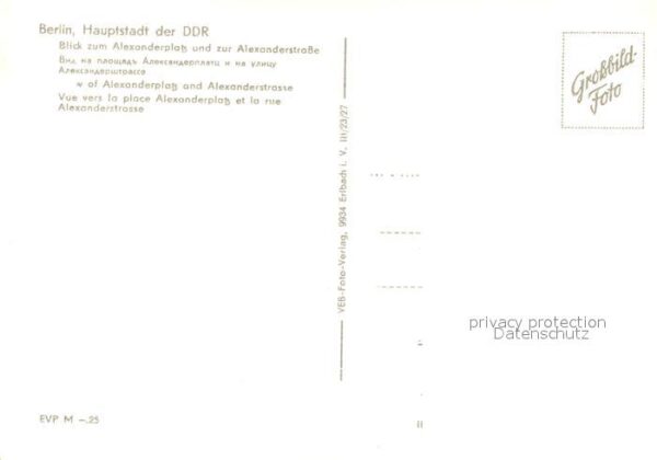 Berlin Alexanderplatz mit Alexanderstrasse – Bild 2