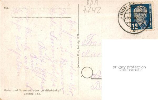 Colditz Hotel Sommerfrische Waldschaenke – Bild 2