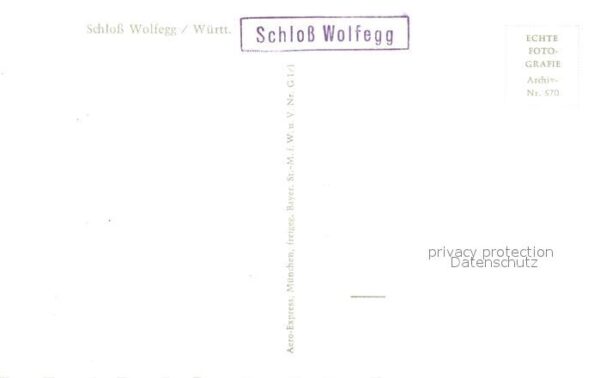 Wolfegg Fliegeraufnahme Schloss – Bild 2