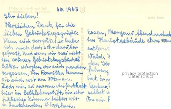 Hohenstein-Ernstthal Bethlehemstift Blockhaus – Bild 2