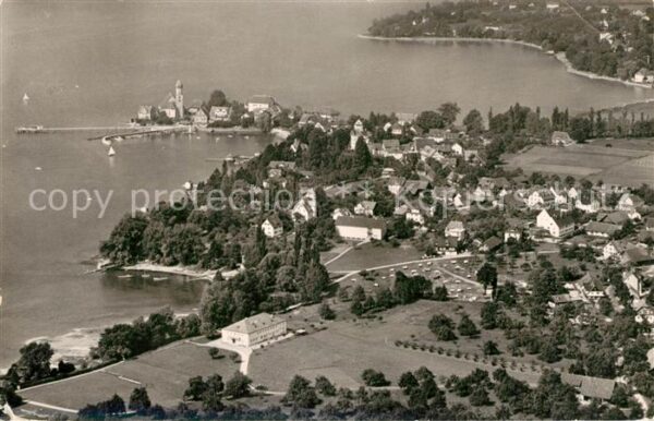 Wasserburg Bodensee Fliegeraufnahme