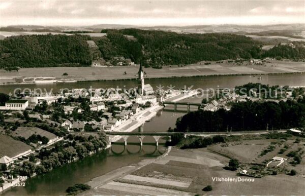 Vilshofen Donau Fliegeraufnahme