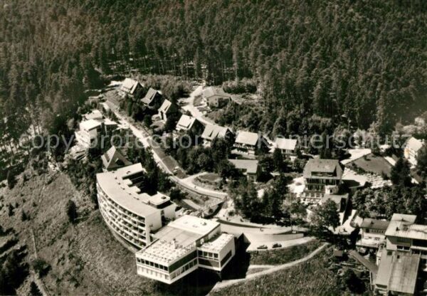 Wildbad Schwarzwald Fliegeraufnahme Sommerberghotel Waldcafe Riexinger Bergstati
