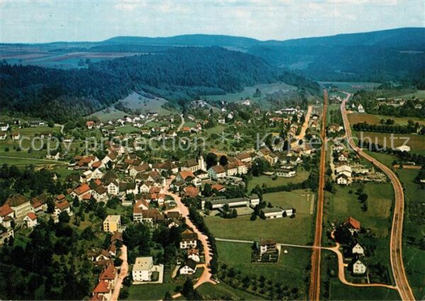 Stuehlingen Fliegeraufnahme Landesgrenze Deutschland Schweiz