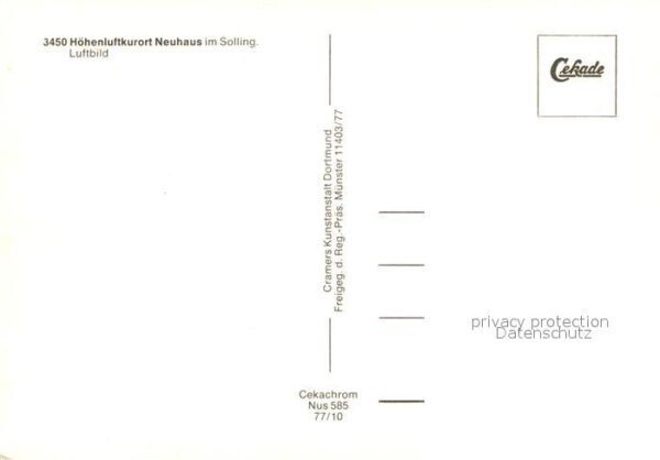 Neuhaus Solling Fliegeraufnahme – Bild 2