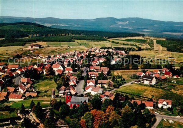 Hohegeiss Harz Fliegeraufnahme