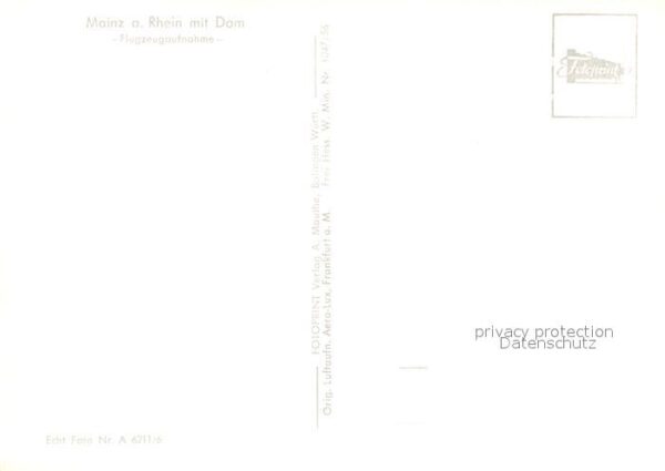 Mainz Rhein Fliegeraufnahme Dom – Bild 2