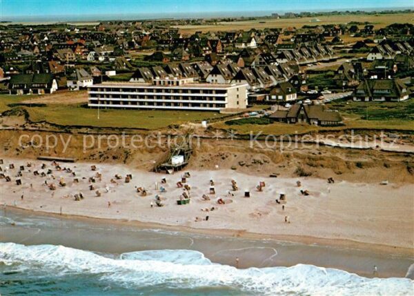 Wenningstedt Sylt Fliegeraufnahme