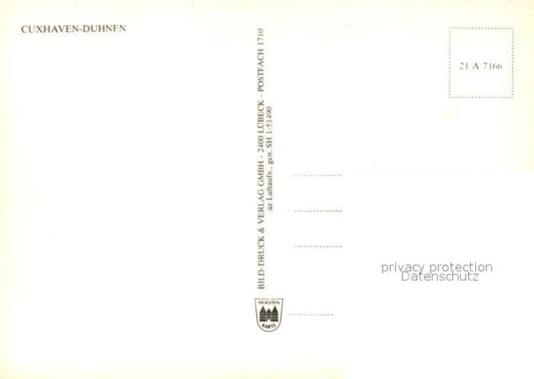 Cuxhaven Duhnen Nordseebad Fliegeraufnahme – Bild 2