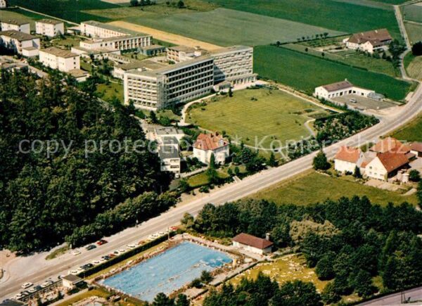 Bad Driburg Fliegeraufnahme Schwimmbad Sanatorium Berlin BfA