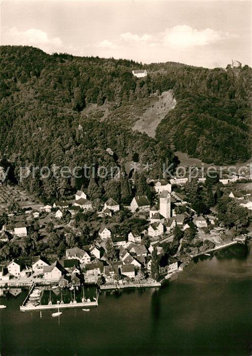 Bodman Bodensee Fliegeraufnahme Schloss Frauenberg Ruine Hohenbodman