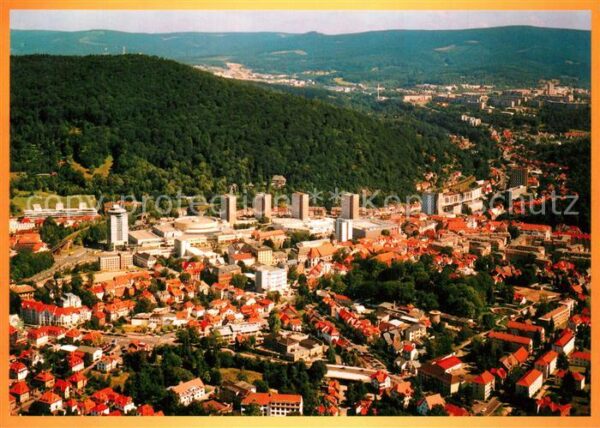 Suhl Thueringer Wald Fliegeraufnahme