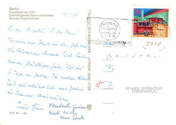 Berlin Mitropa Flughafenhotel Zentralflughafen Schoenefeld – Bild 2