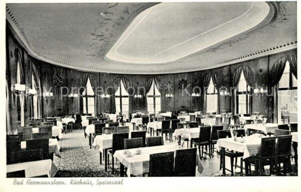 Hermannsborn Bad Kurhaus Speisesaal