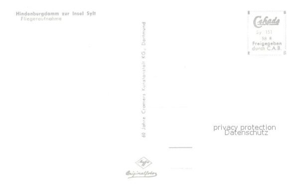 Hindenburgdamm Fliegeraufnahme Eisenbahn – Bild 2