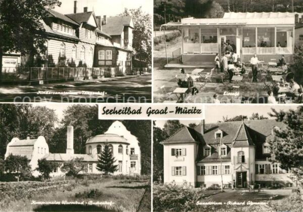 Graal-Mueritz Ostseebad Eiscafe Warmbad Sanatorium