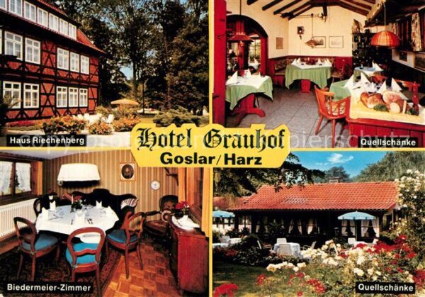 Goslar Hotel Grauhof Haus Riechenberg Quellschaenke Biedermeier Zimmer