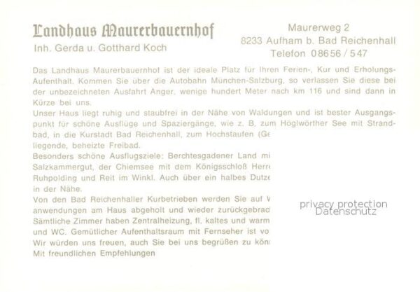 Aufham Anger Landhaus Maurerbauernhof – Bild 2