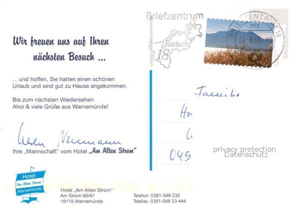 Warnemuende Ostseebad Hotel Am Alten Strom – Bild 2