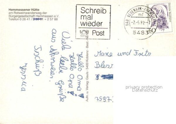 Bad Neuenahr-Ahrweiler Hemmessener Huette – Bild 2