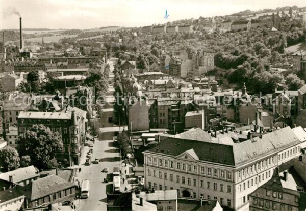 Greiz Thueringen Rathenauplatz Bebelstrasse