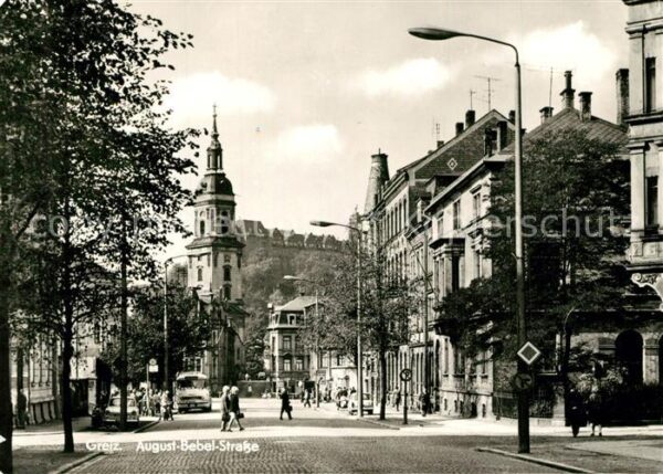 Greiz Thueringen August Bebel Strasse