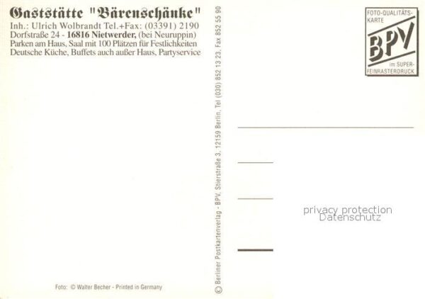 Nietwerder Baerenschaenke – Bild 2