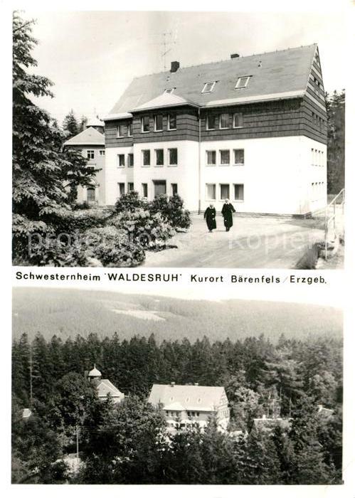 Baerenfels Erzgebirge Schwesternheim Waldesruh