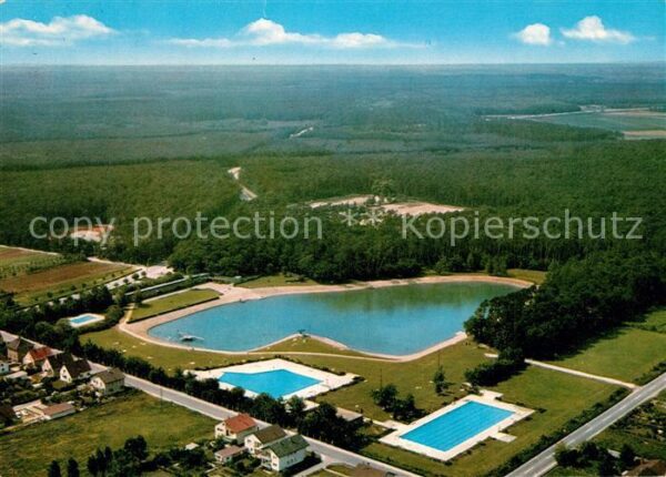 Walldorf Baden Fliegeraufnahme Waldschwimmbad
