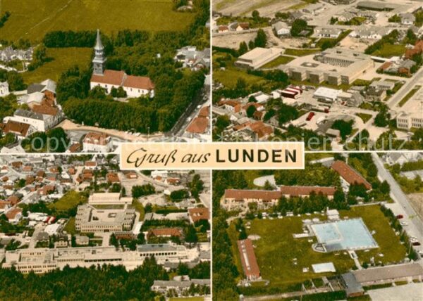 Lunden Holstein Fliegeraufnahme Kirche Panoramen