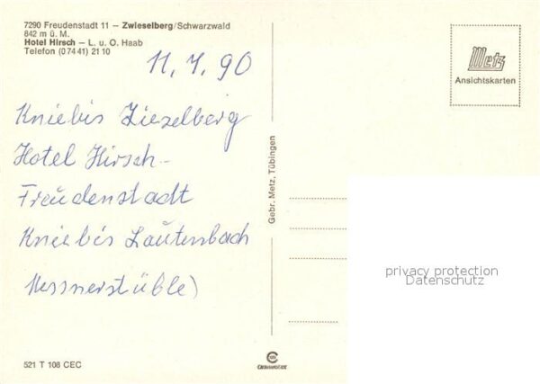 Zwieselberg Freudenstadt Hotel Hirsch – Bild 2