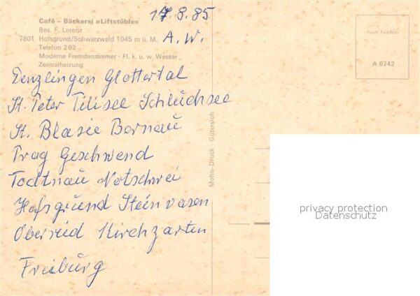 Hofsgrund Cafe Baeckerei Liftstueble – Bild 2
