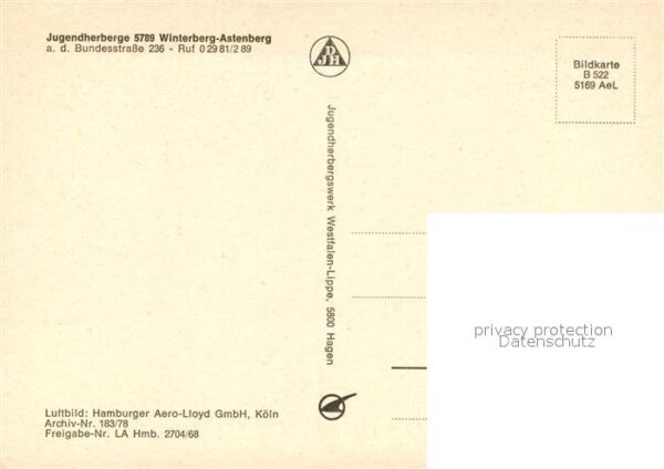 Astenberg Jugendherberge Fliegeraufnahme – Bild 2
