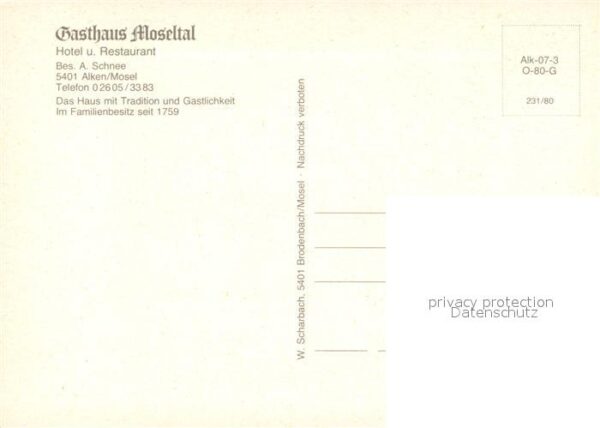 Alken Koblenz Landhaus Schnee – Bild 2