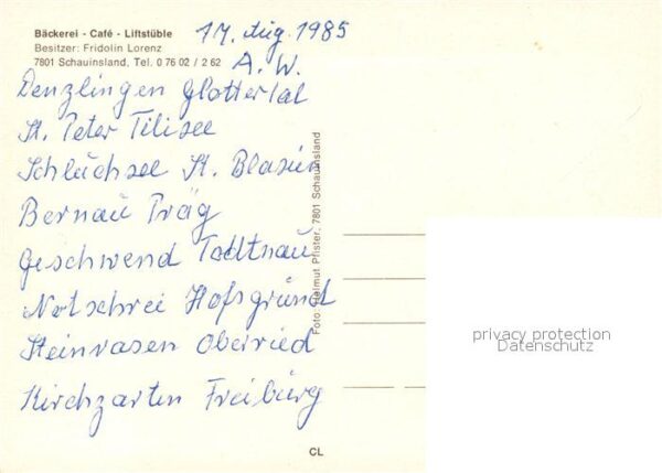 Schauinsland Baeckerei Liftstueble – Bild 2